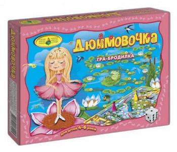 Детская настольная игра-бродилка "Дюймовочка" 82425 от 4х лет фото