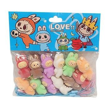 Детская фигурка Labubu the Monsters Dragons ZB-1101 в наборе 12 штук фото