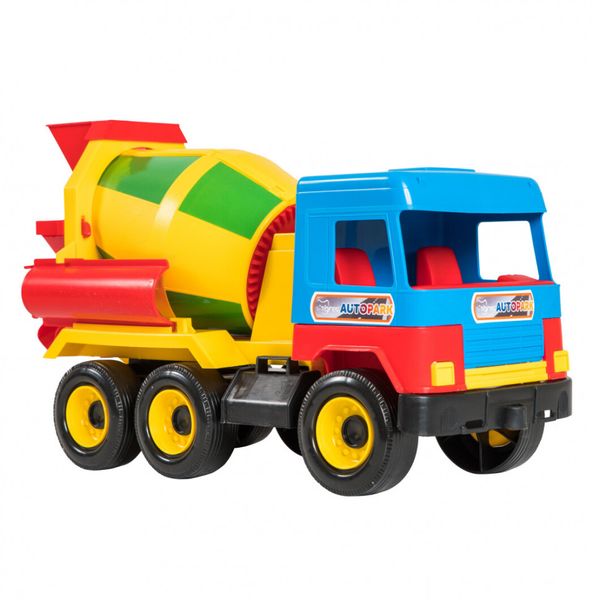 Іграшковий бетонний міксер "Середня вантажівка" 39223 з мобільними деталями фото