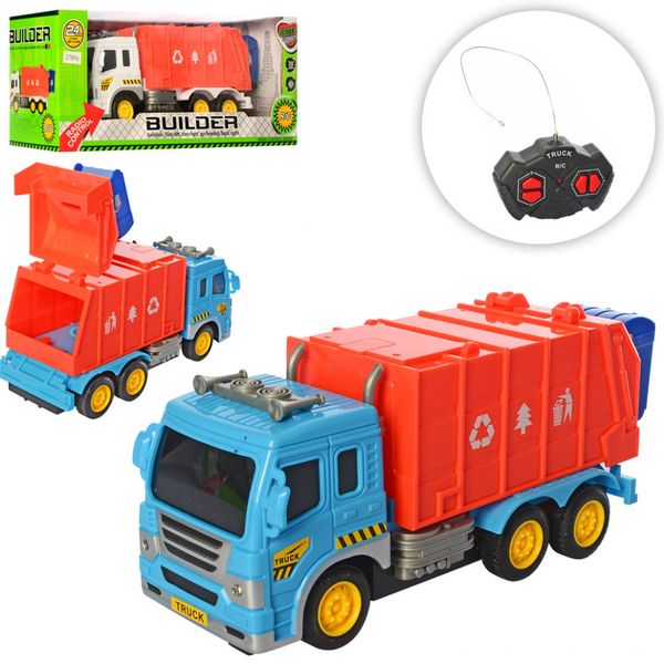 Іграшковий сміттєвоз на радіокеруванні 555-311-312 з гумовими колесами фото
