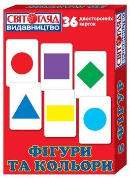 Навчальний матеріал "Фігури та кольори" 13106049 укр. мовою фото