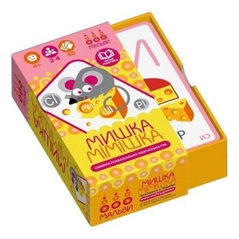 Настільна навчальна гра Мишка-мімішка 360012, 40 карток фото