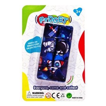 Дитяча іграшка антистрес Fidget 8903B логічна Космонавт фото