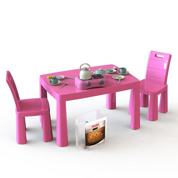Игровой набор Кухня детская DOLONI-TOYS 04670/1 (34 предмета, стол + 2 стульчика) (04670/3) фото