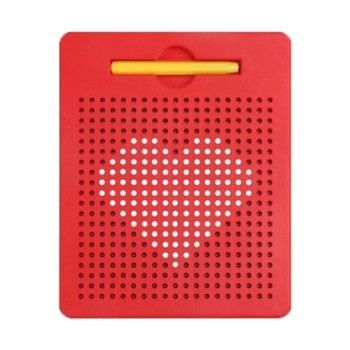 Магнітний планшет "MagPad" TSQ-380B(Red) 21,5см стілус, металеві кульки фото