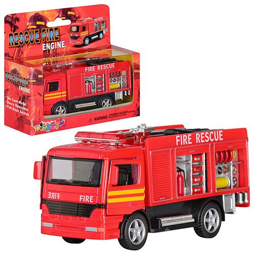Дитяча ігрова пожежна машина KS5110W Інерційна фото