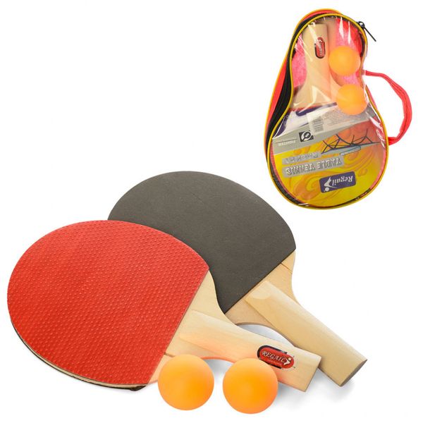 Набор для настольного тенниса MS 1302 в чехле, ракетки, мячики фото