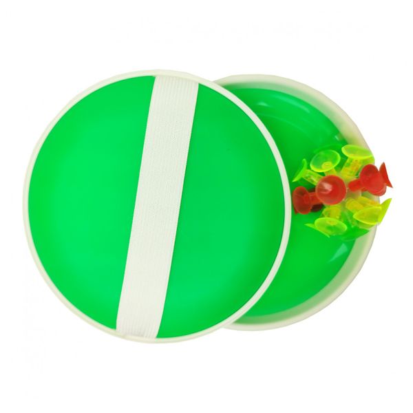 Детская игра "Ловушка" M 2872 мяч на присосках 15 см (Зеленый) фото