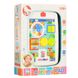 Игрушечный интерактивный планшет для малышей, часы, трещетка, со звуковыми эффектами 65080 фото 15 из 15