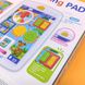 Игрушечный интерактивный планшет для малышей, часы, трещетка, со звуковыми эффектами 65080 фото 10 из 15