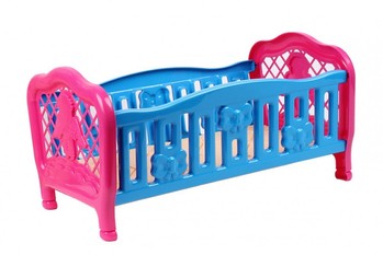 Игрушечная кроватка для куклы 4517TXK, 2 цвета (Голубая) фото