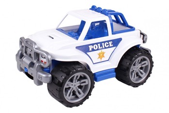 Іграшковий джип Поліція 3558TXK з відкритим кузовом (Білий) фото