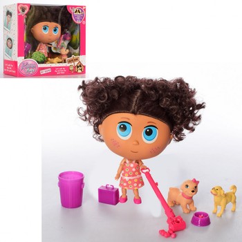Кукла-пупс с домашним животным BLD290 аксессуары в наборе (Девочка) фото