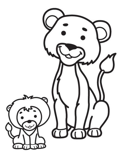 Дитяча книга-розмальовка для малюків Мавпа 403136 широкий контур фото