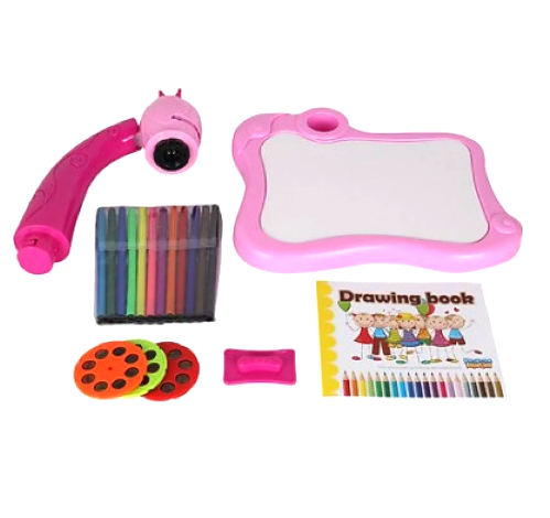 Проектор для рисования с фломастерами YM6116 (розовый) фото