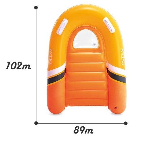 Надувний пліт дошка для плавання помаранчевий від 6 років 58154 Intex фото