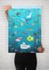 Дитяча гра з багаторазовими наклейками "Підводний світ" (KP-008), 43 наклейки фото 8 з 10
