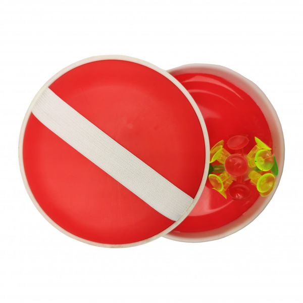 Детская игра "Ловушка" M 2872 мяч на присосках 15 см (Красный) фото