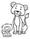 Дитяча книга-розмальовка для малюків Мавпа 403136 широкий контур фото 3 з 3