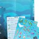 Дитяча гра з багаторазовими наклейками "Підводний світ" (KP-008), 43 наклейки фото 2 з 10