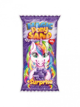 Встановлений для творчості кінетичного піску Magic Pony Sand MPS-01, 150 грам (фіолетовий) фото