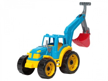 Іграшковий трактор з відро 3435TXK Мобільні деталі (багатокольорові) фото