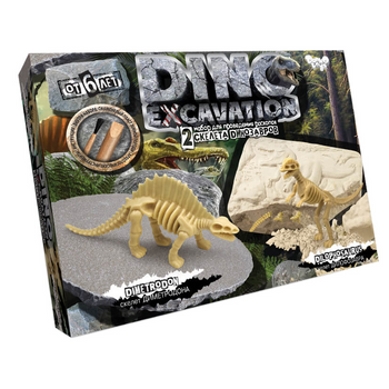 Детский набор для проведения раскопок динозавров DEX-01 DINO EXCAVATION (Диметродон) фото