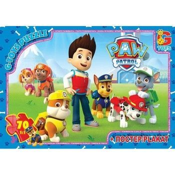 Пазли дитячі "Paw Patrol" Цуценячий патруль PW0813, 70 елементів фото