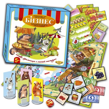 Детская настольная Игра "Бизнес. Лесной магазин" MKB0108 от 5-ти лет фото