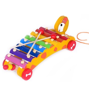 Деревянная игрушка "Ксилофон" MD 1659 30 см (Собака) фото