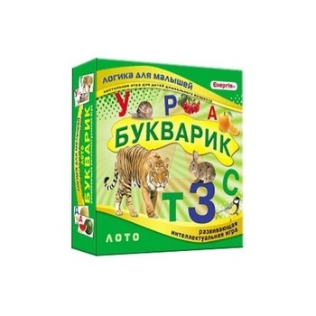 Дитяча розвиваюча гра лото "Букварик" 83019 вивчаємо російський алфавіт фото