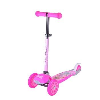 Дитячий самокат "Barbie" Bambi LS2211 з рюкзачком 17х20 см фото