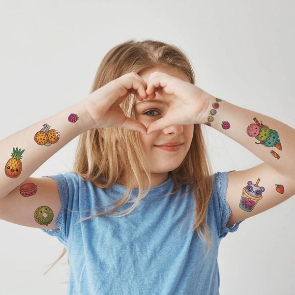 301102 Набір дитячих тимчасових татуювань «Солодкі мрії» фото