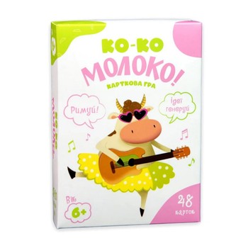 Карткова гра "Ко-ко Молоко" 30386 розважальна, українською мовою фото