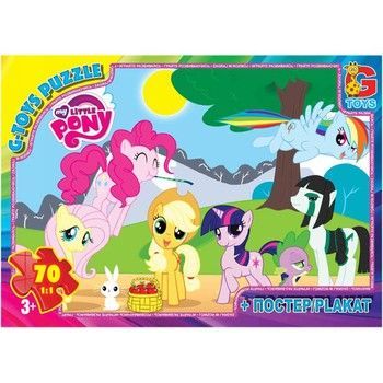Дитячий пазл "My little Pony" MLP002 постер 70 елементів фото