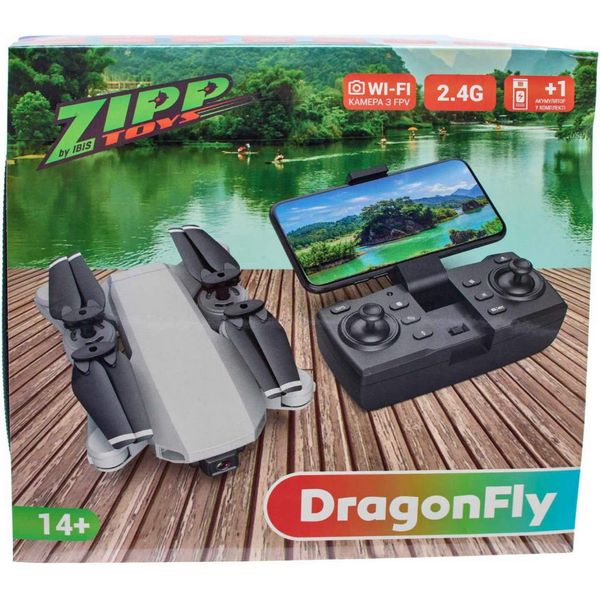 Квадрокоптер DragonFly ZIPP Toys S19 с камерой и дополнительным аккумулятором фото