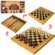 Дерев'яні шахмати 3в1 шашки, нарди 35*35 см 162 фото 1 з 9