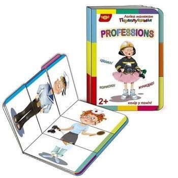 Детская развивающая книжечка "Путаница Professions" Мастер 595036 серия Логика малышам фото
