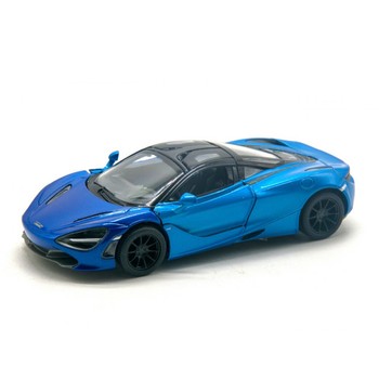 Дитяча колекційна машинка McLaren 720S KT5403W інерційна (Синій) фото