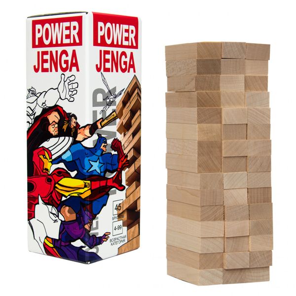 Настольная игра "Power Jenga" Strateg PL 32104 фото