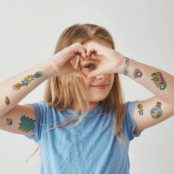 301103 Набір дитячих тимчасових татуювань «На хвилях» фото