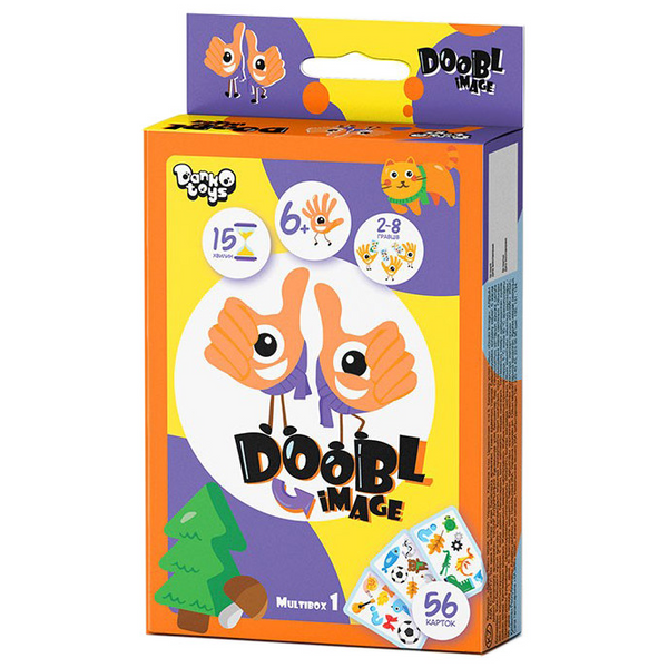 Развелкательная настольная игра "Doobl Image" DBI-02-01U на укр. языке фото