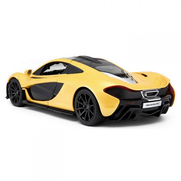 Машинка на радиоуправлении McLaren P1 GTR Rastar 75160 желтый, 1:14 фото