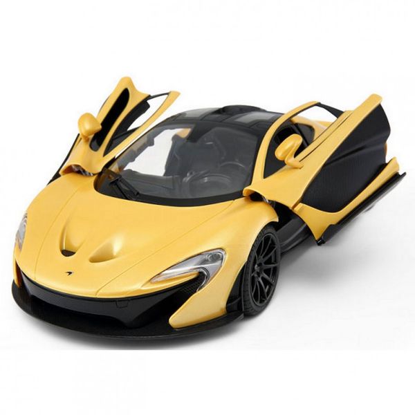 Машинка на радіоуправлінні McLaren P1 GTR Rastar 75160 жовтий, 1:14 фото