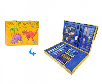 Детский набор для рисования MK 3226 в чемодане (Динозавры) фото
