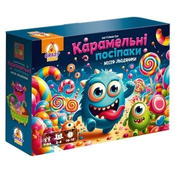 Настольная игра-бродилка "Карамельные миньоны" VT8055-45, 4 фигурки монстриков фото