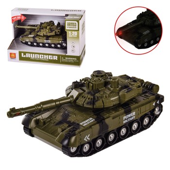 Дитячий іграшковий танк Bambi WY741A зі звуком та світлом фото