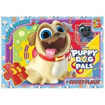Пазли дитячі "Веселі мопси" Puppy Dog Pals MD400, 35 елементів фото