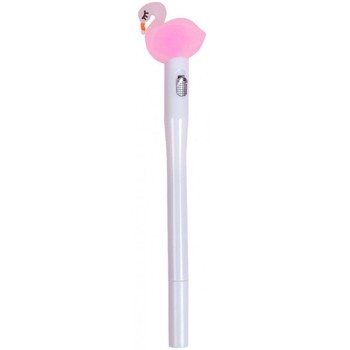 Ручка гелевая "Фламинго" GP-1093, светится (Серый) фото