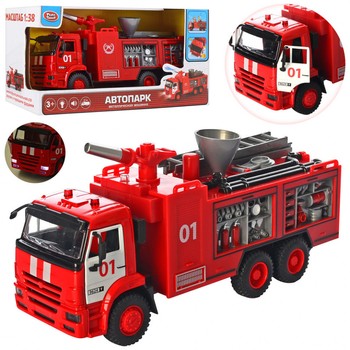 Детская пожарная машинка 9624 AB инерционная фото